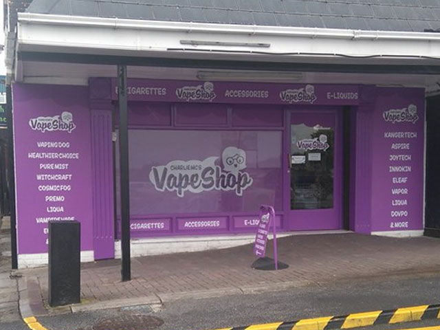 Retail Irish e Cig Vape Stores